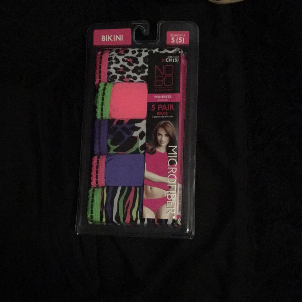 Bikini underwear five pack.